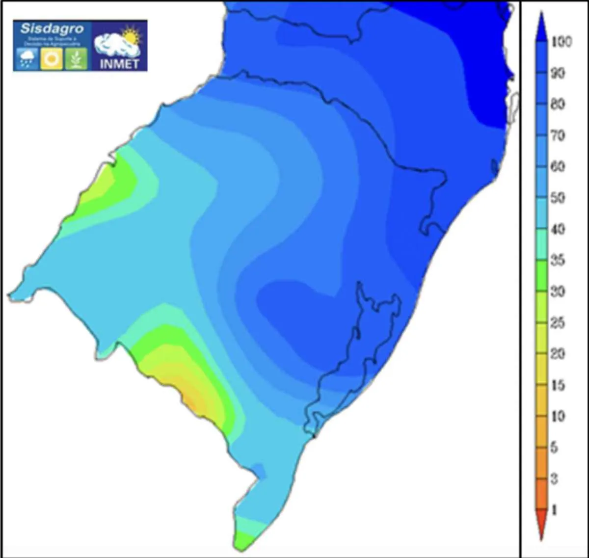 Onda de calor aumenta risco para lavouras e pecuária no Sul do Brasil