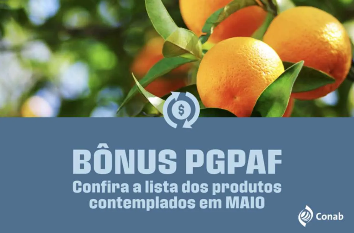 Governo divulga bônus do PGPAF para agricultura familiar